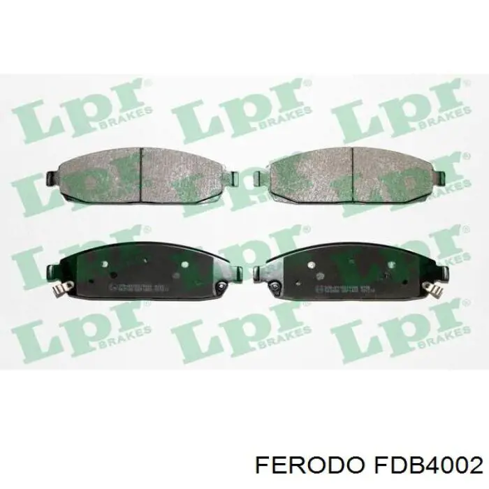 Колодки Ferodo FDB4002 цена, от 61.55 USD