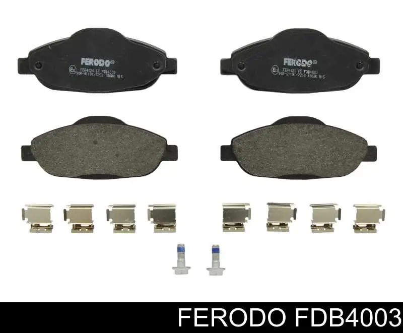 FDB4003 Ferodo колодки тормозные передние дисковые