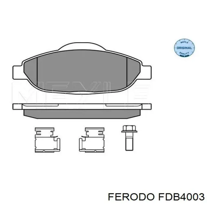 Передние тормозные колодки FDB4003 Ferodo