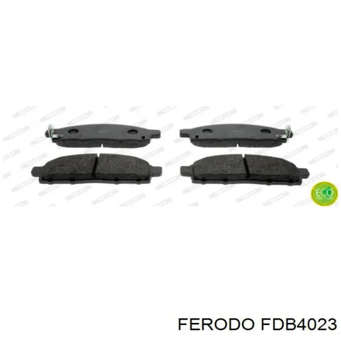 Pastillas de freno delanteras FDB4023 Ferodo