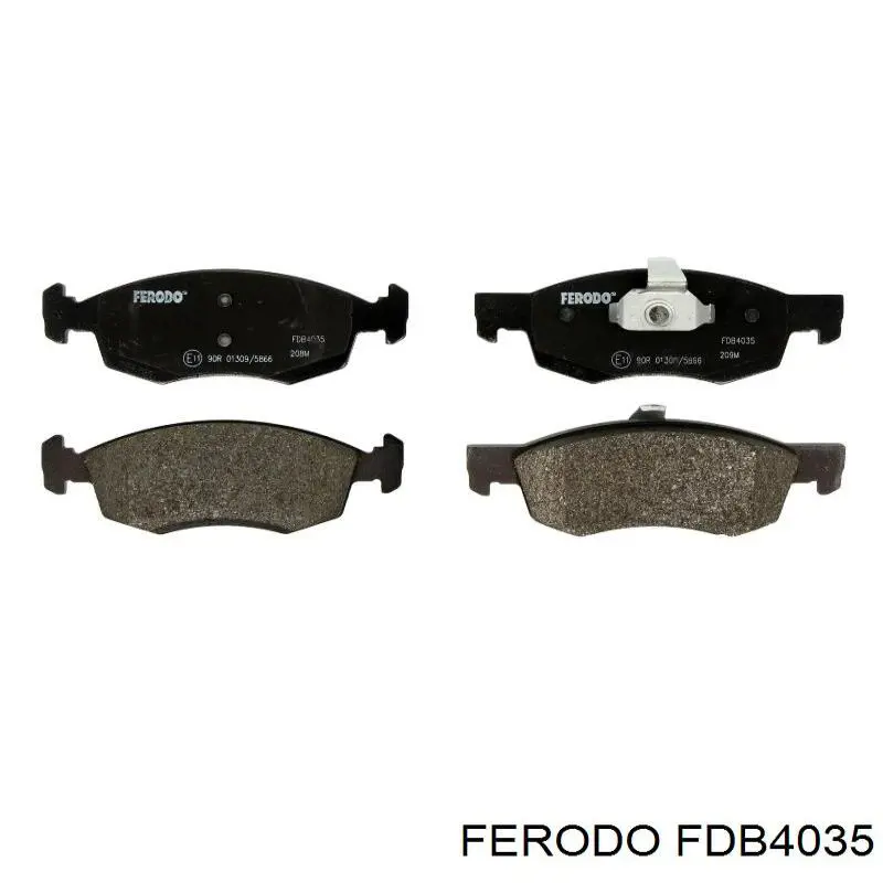 Передние тормозные колодки FDB4035 Ferodo