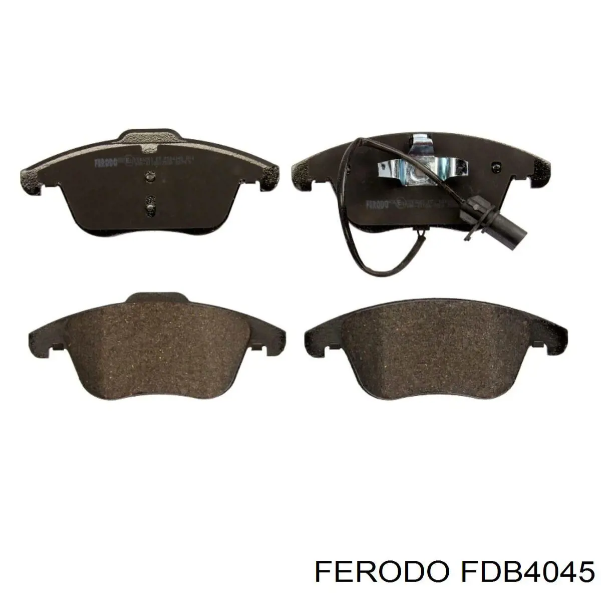 FDB4045 Ferodo колодки тормозные передние дисковые