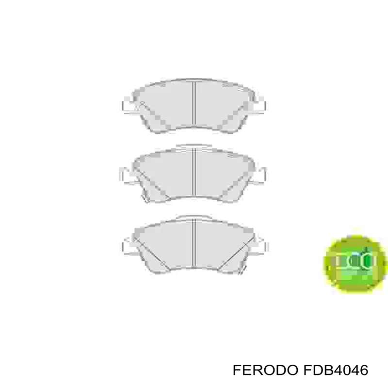 Колодки тормозные передние дисковые Ferodo FDB4046