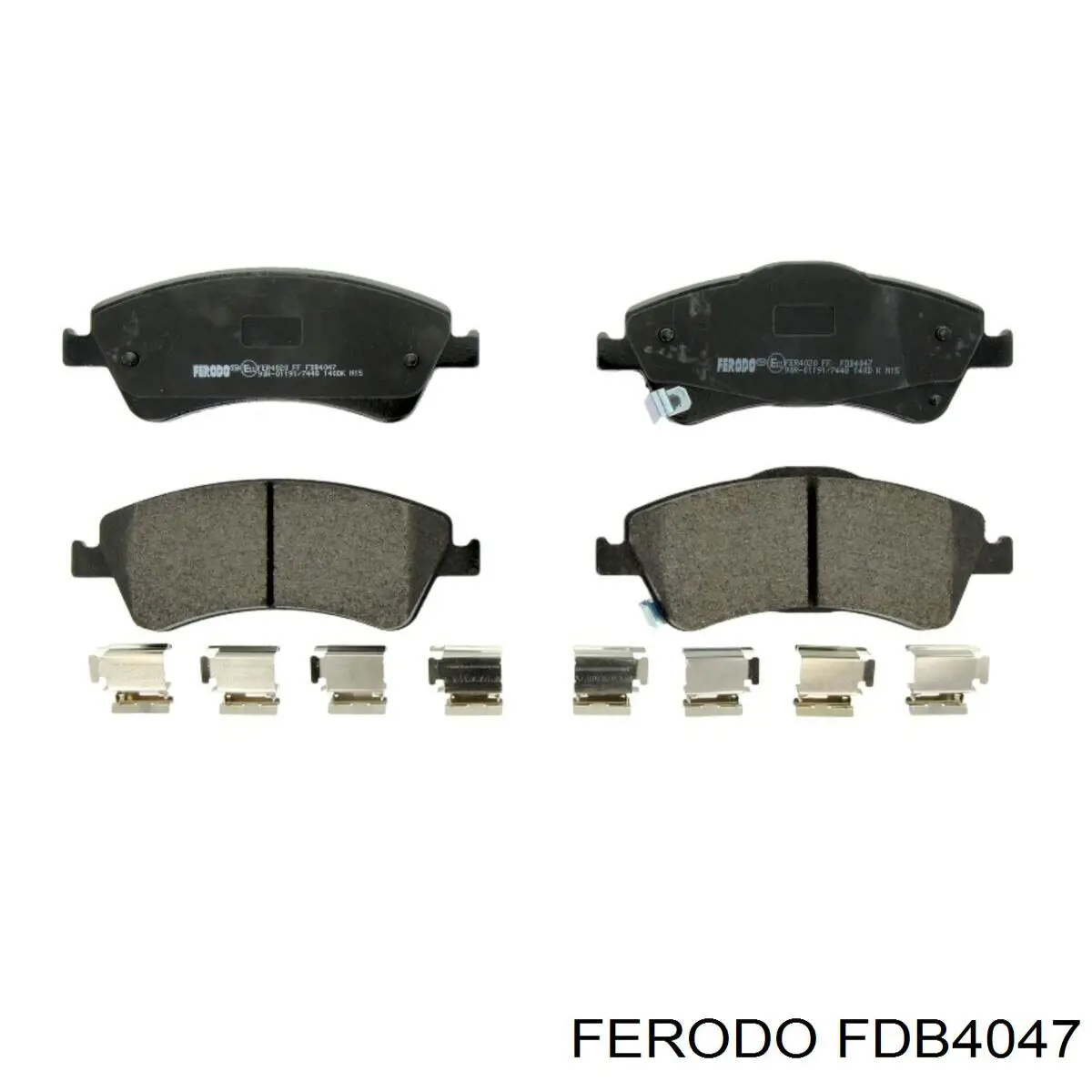 FDB4047 Ferodo колодки тормозные передние дисковые