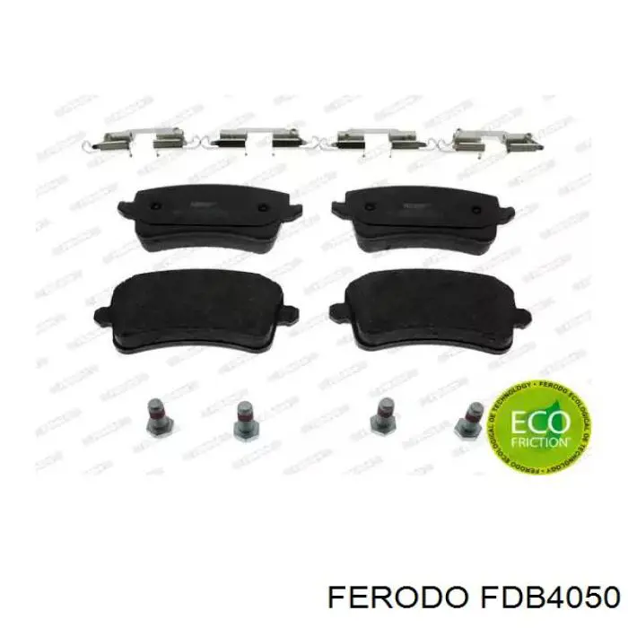 Колодки тормозные задние дисковые Ferodo FDB4050
