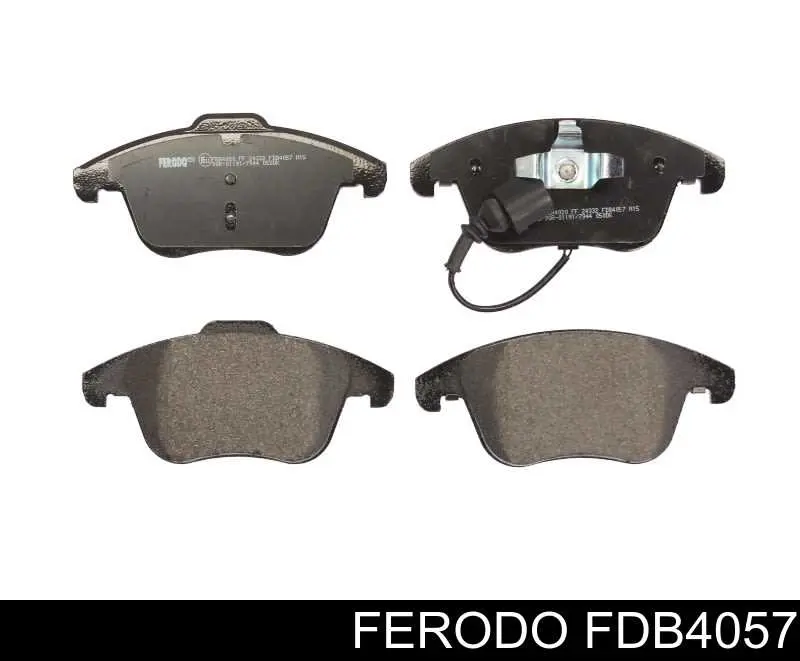 Передние тормозные колодки FDB4057 Ferodo