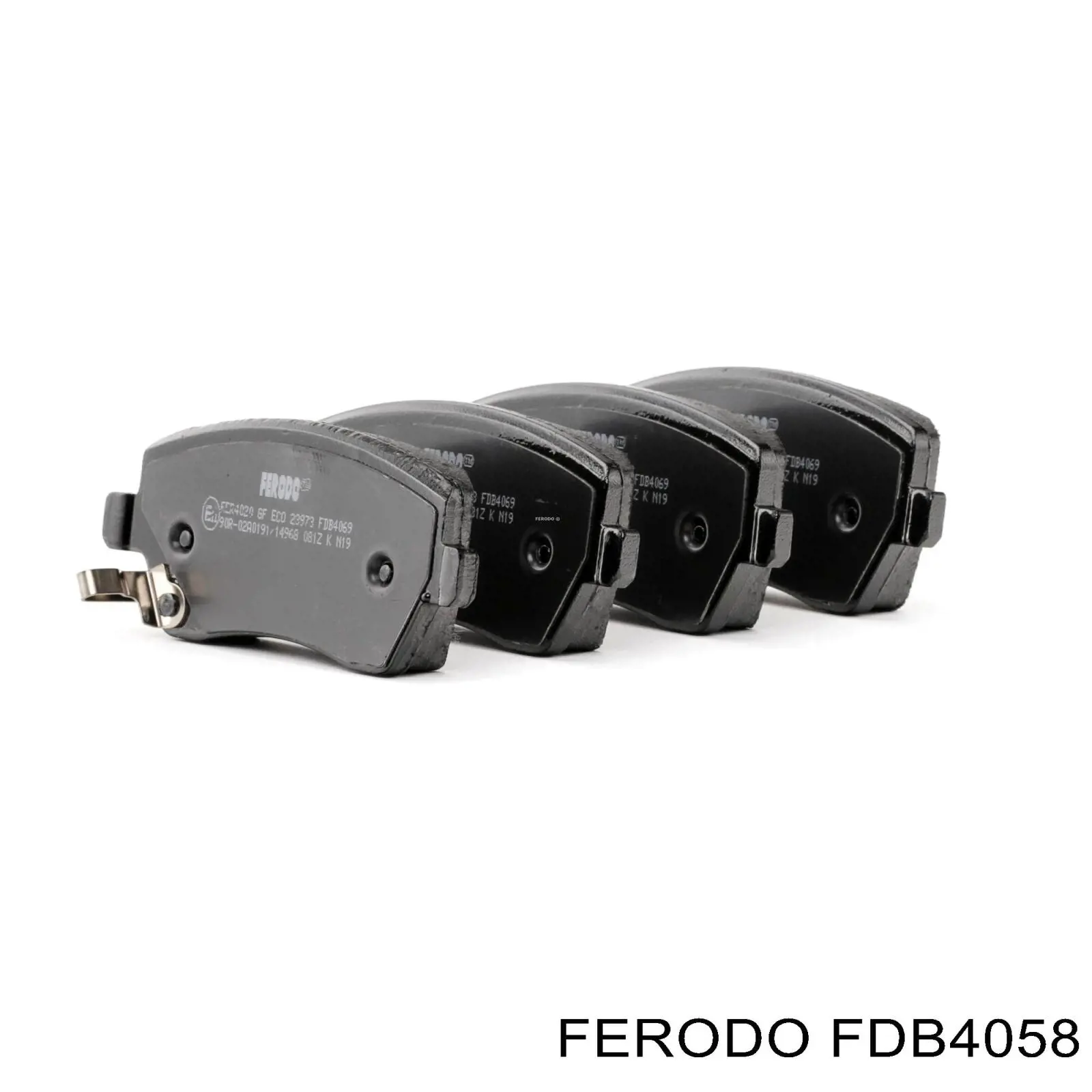 Купить FDB4058 Ferodo Колодки тормозные задние, дисковые