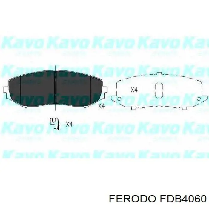 Тормозные колодки Ferodo FDB4060