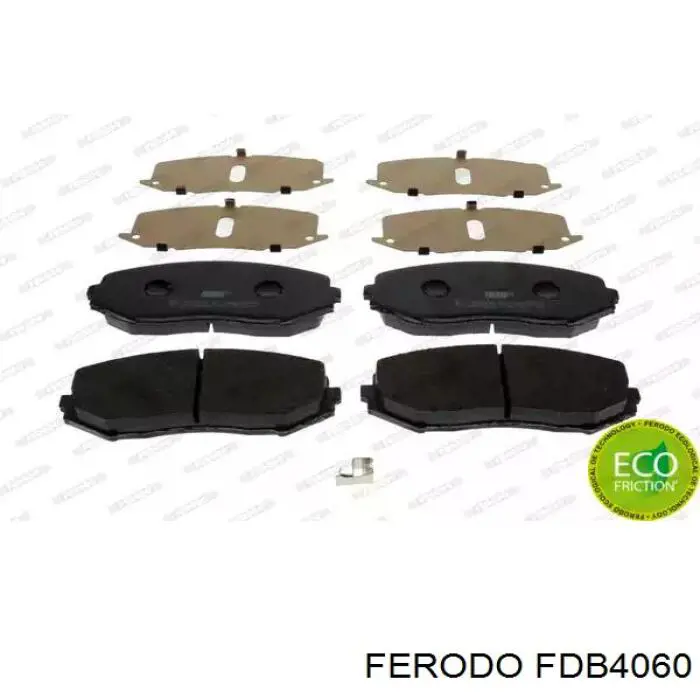 Передние тормозные колодки FDB4060 Ferodo