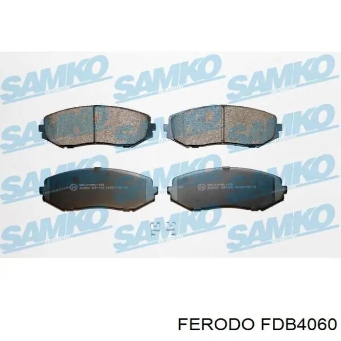 Передние тормозные колодки FDB4060 Ferodo