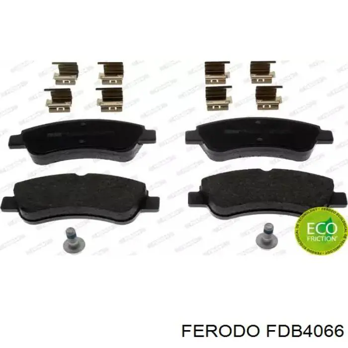 FDB4066 Ferodo колодки тормозные передние дисковые
