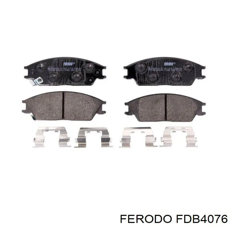 Pastillas de freno delanteras FDB4076 Ferodo