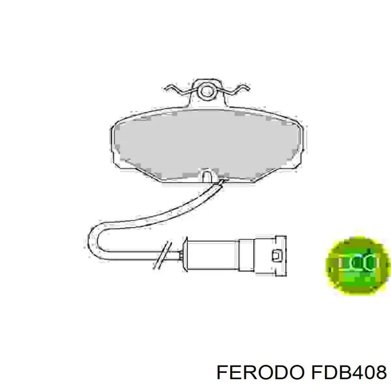 FDB408 Ferodo колодки тормозные задние дисковые