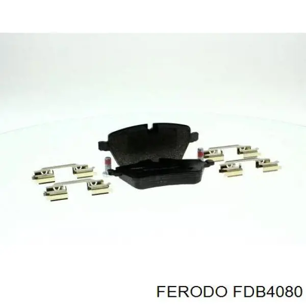 Pastillas de freno delanteras FDB4080 Ferodo
