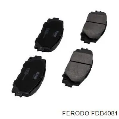 Передние тормозные колодки FDB4081 Ferodo
