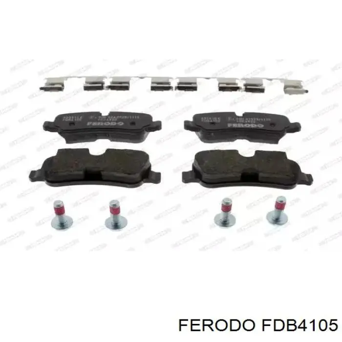 FDB4105 Ferodo колодки тормозные задние дисковые