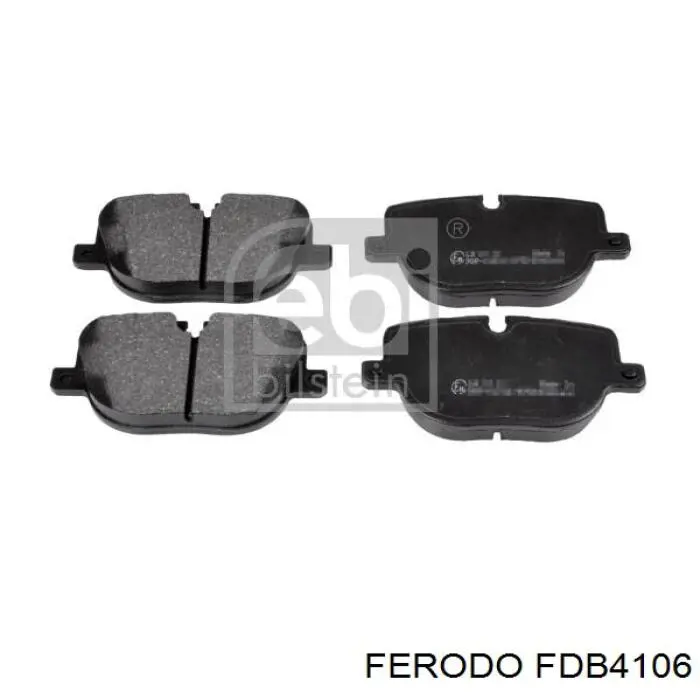 Купить FDB4106 Ferodo Колодки тормозные задние, дисковые