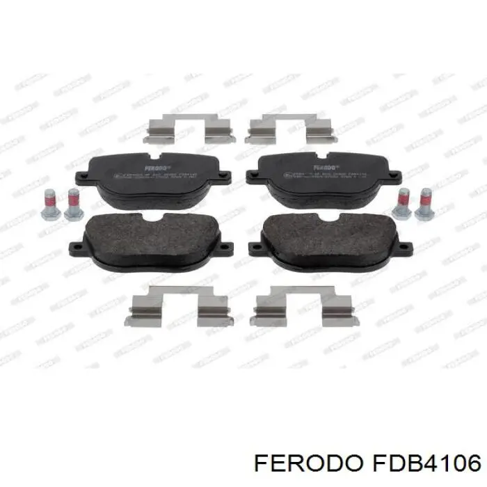 Pastillas de freno traseras FDB4106 Ferodo