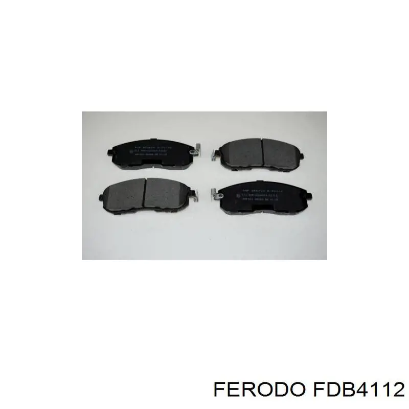 FDB4112 Ferodo колодки тормозные передние дисковые