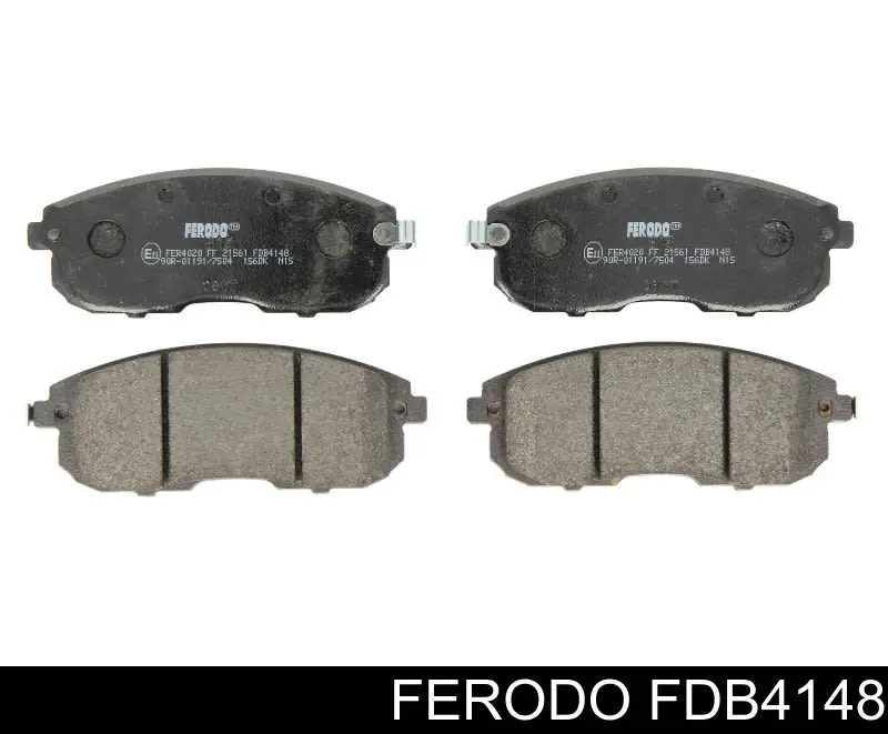 FDB4148 Ferodo колодки тормозные передние дисковые
