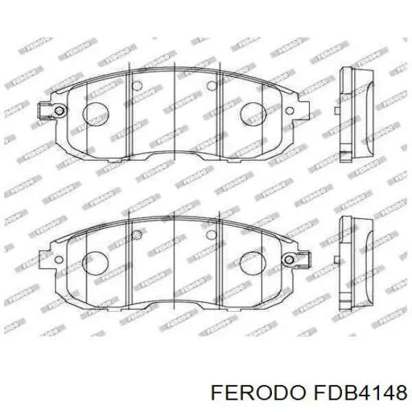 Pastillas de freno delanteras FDB4148 Ferodo