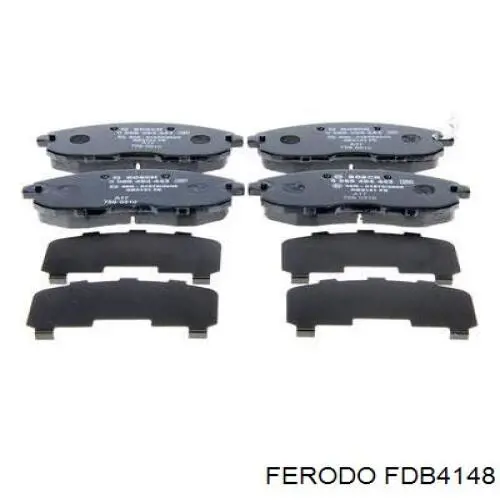 Колодки Ferodo FDB4148 цена, от 34.73 USD