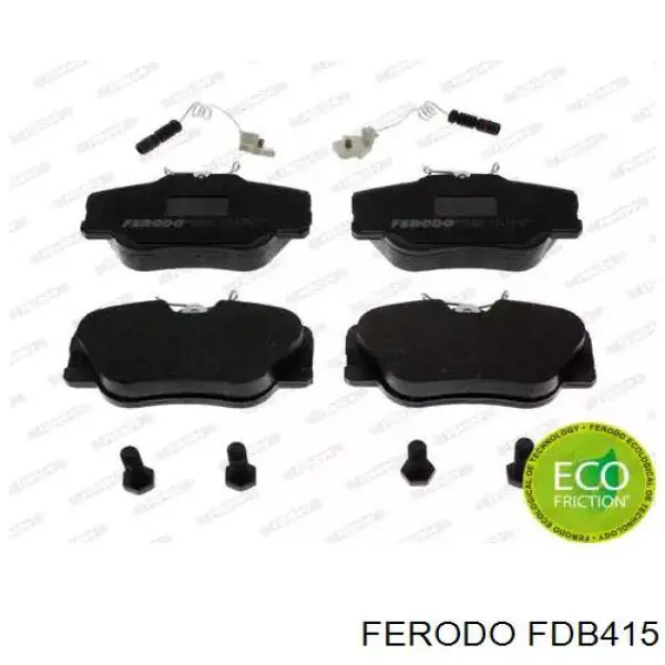 FDB415 Ferodo колодки тормозные передние дисковые