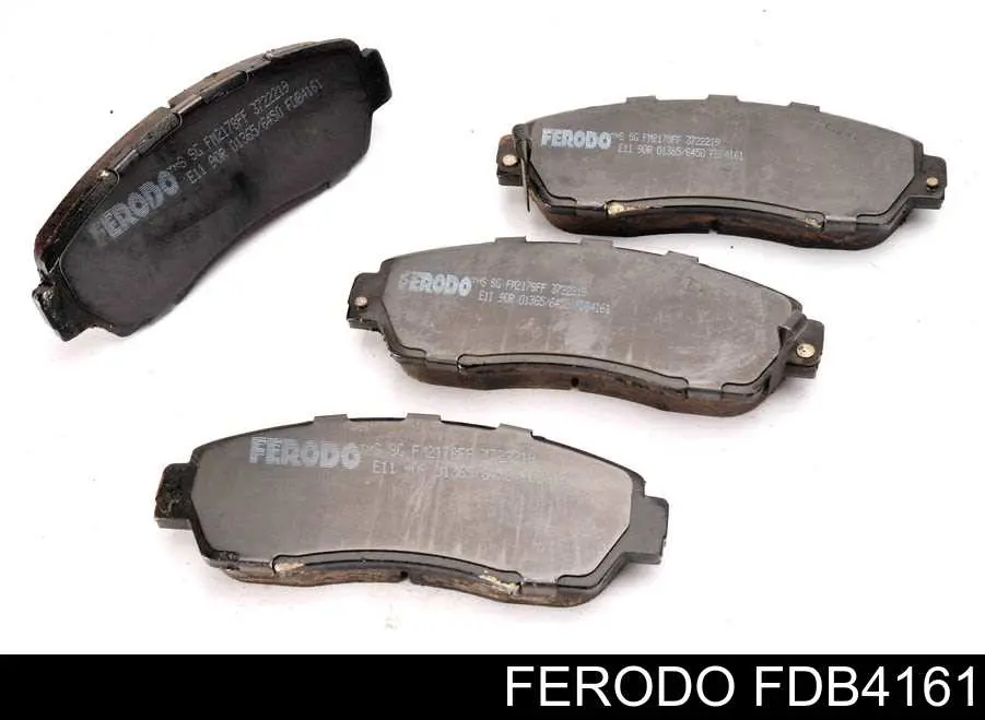 FDB4161 Ferodo колодки тормозные передние дисковые