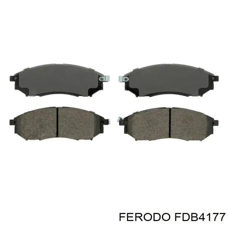 FDB4177 Ferodo колодки тормозные передние дисковые