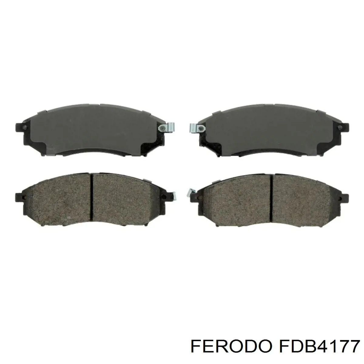 Pastillas de freno delanteras FDB4177 Ferodo