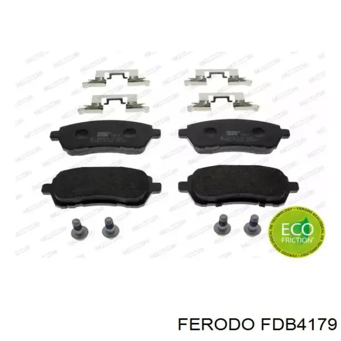 Передние тормозные колодки FDB4179 Ferodo