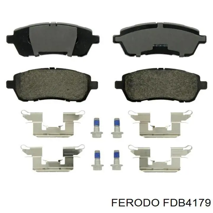 Передние тормозные колодки FDB4179 Ferodo