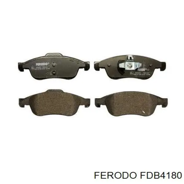 Pastillas de freno delanteras FDB4180 Ferodo