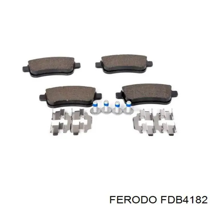 Колодки дисковые  Ferodo FDB4182 цена, от 28.41 USD