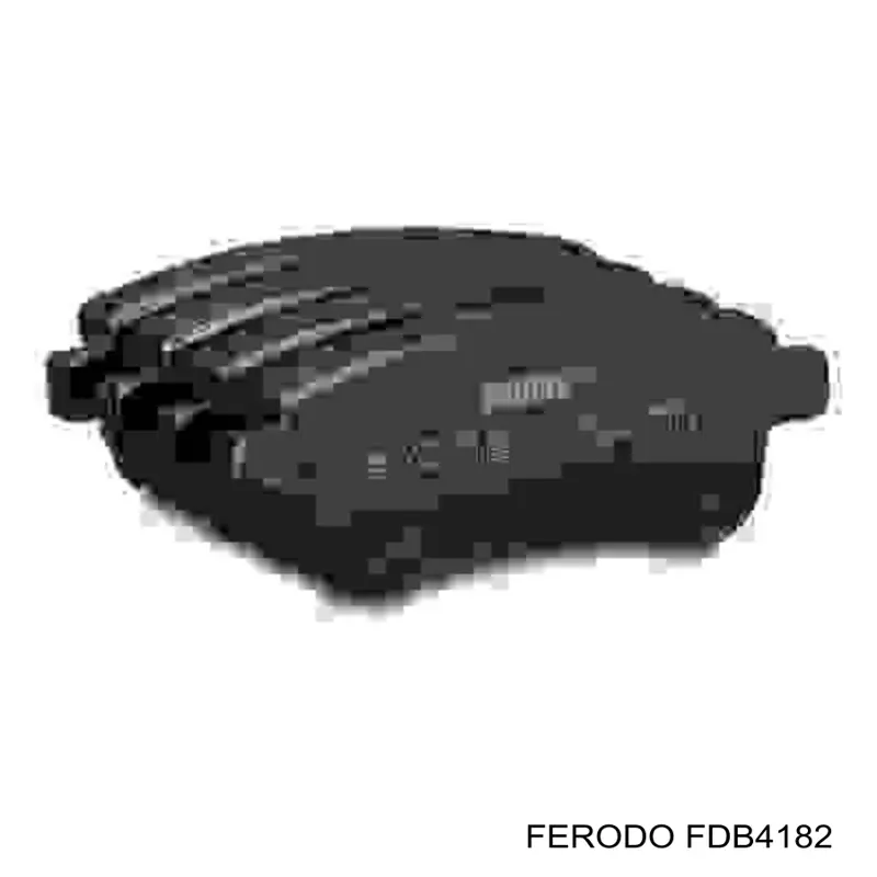 Задние тормозные колодки FDB4182 Ferodo