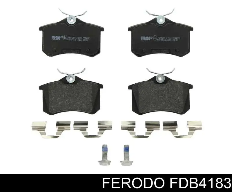 FDB4183 Ferodo колодки тормозные задние дисковые