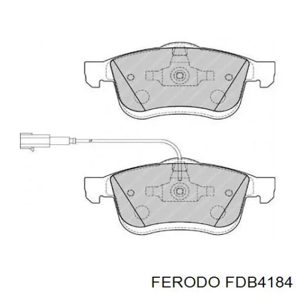 Pastillas de freno delanteras FDB4184 Ferodo