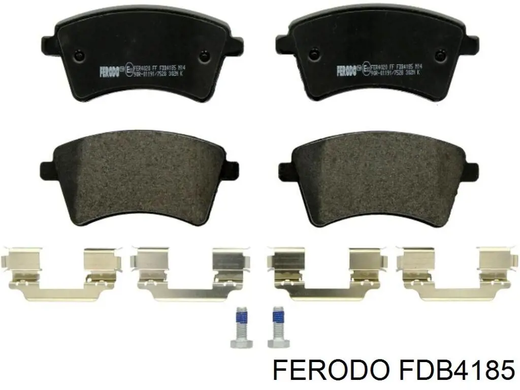 Pastillas de freno delanteras FDB4185 Ferodo
