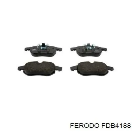 Передние тормозные колодки FDB4188 Ferodo