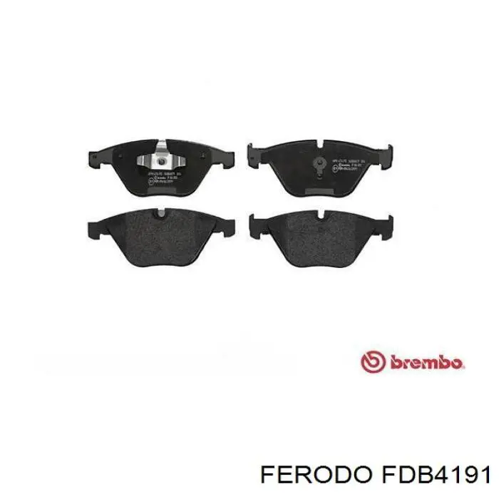 Pastillas de freno delanteras FDB4191 Ferodo