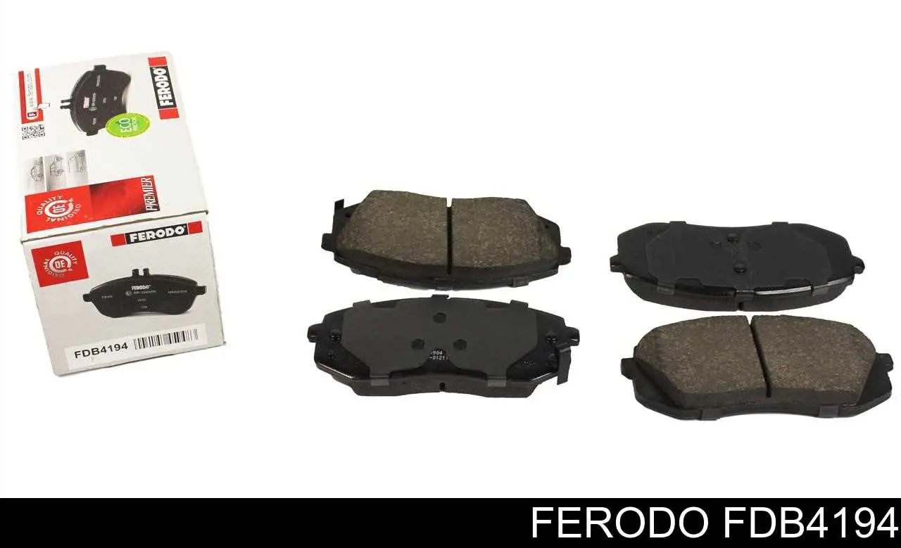 FDB4194 Ferodo колодки тормозные передние дисковые