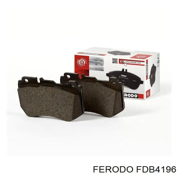 Pastillas de freno traseras FDB4196 Ferodo