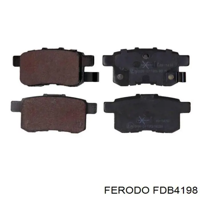Колодки дисковые  Ferodo FDB4198 цена, от 34.26 USD