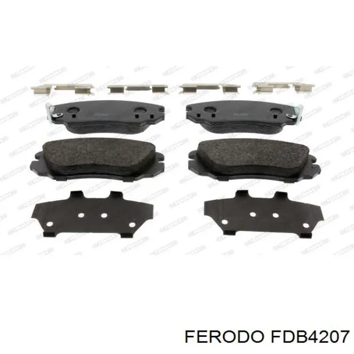 FDB4207 Ferodo Колодки передние