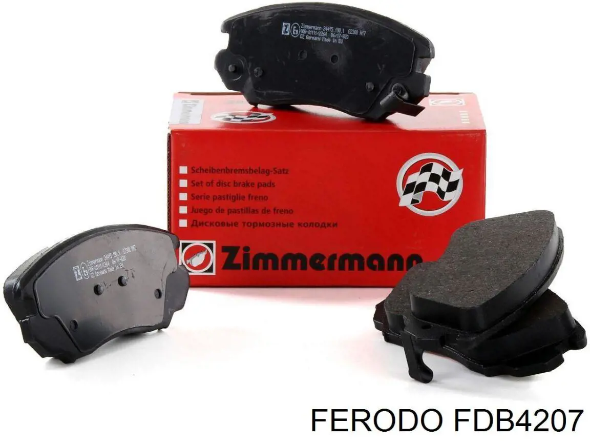 Купить FDB4207 Ferodo Колодки тормозные