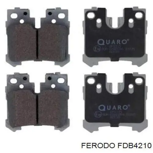 Купить FDB4210 Ferodo Колодки тормозные задние, дисковые