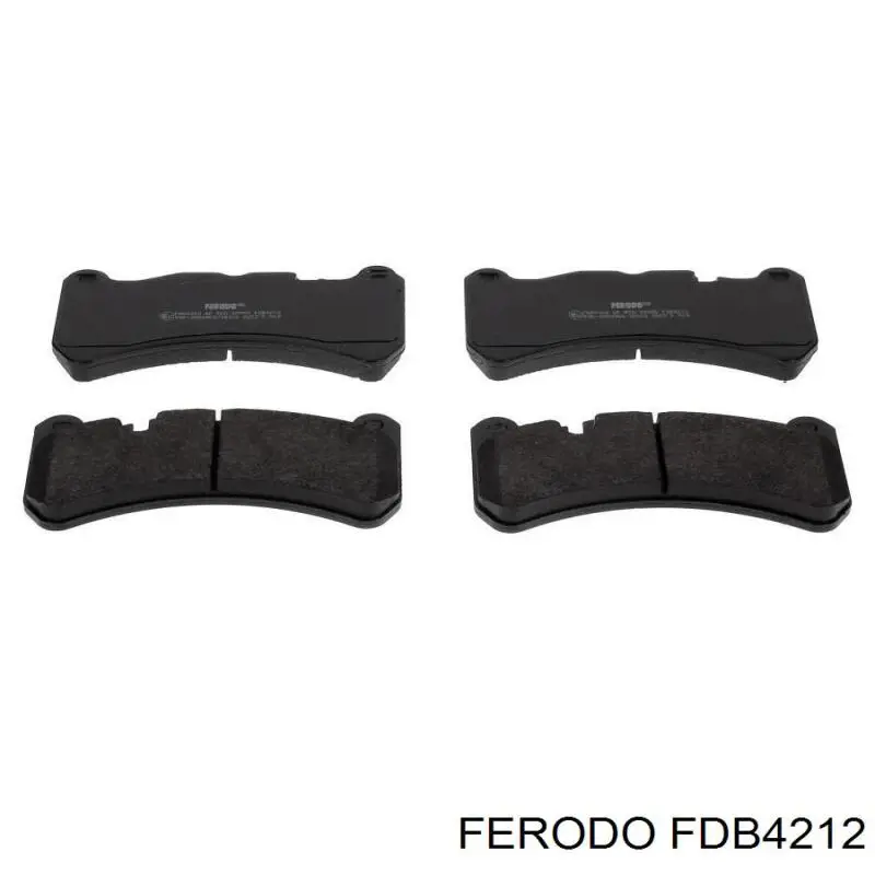 FDB4212 Ferodo колодки тормозные передние дисковые