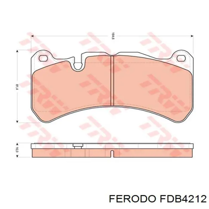 Колодки Ferodo FDB4212 цена, от 57.36 USD