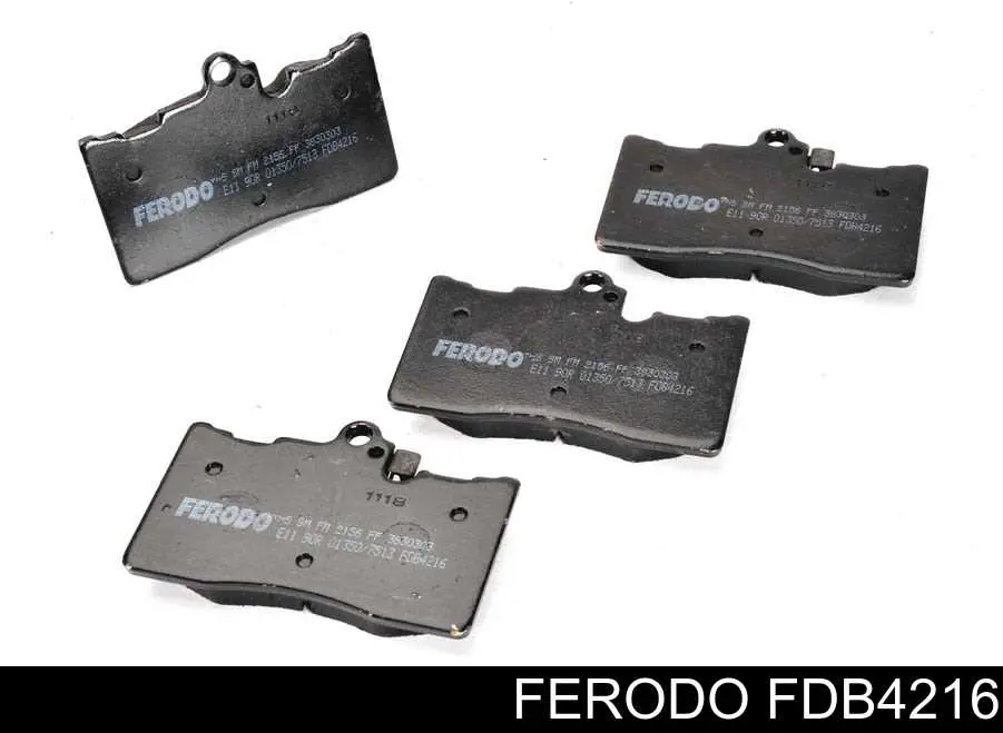 Передние тормозные колодки FDB4216 Ferodo