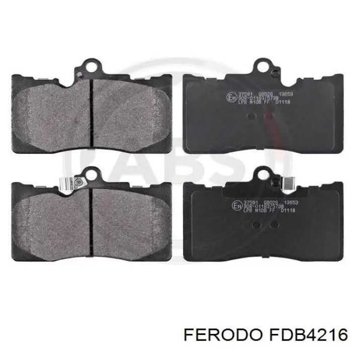 FDB4216 Ferodo Колодки передние